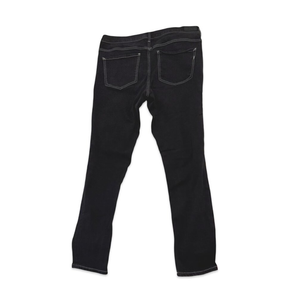 Express Plus Size High Waisted Button Fly Black J… - image 8